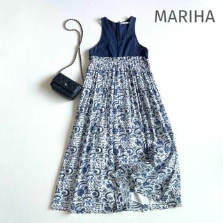 MARIHA - MARIHA 夏のレディのドレス  切替 花柄