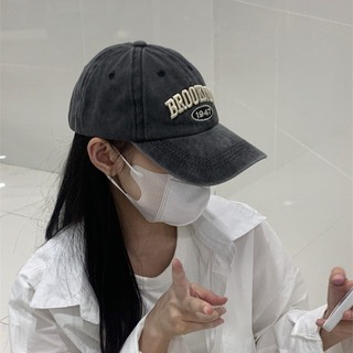 【数量限定】帽子　ブラック　黒　レディース　ストリート　メンズ　韓国風　(キャップ)