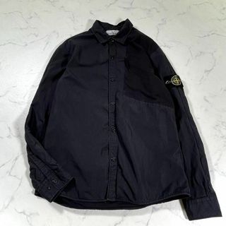 ストーンアイランド(STONE ISLAND)の【極美品】STONE ISLAND ガーメントダイ　製品染め　シャツジャケット(Tシャツ/カットソー(七分/長袖))