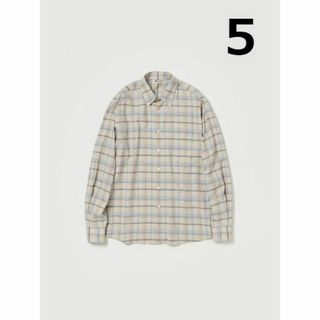 オーラリー(AURALEE)の未使用 24SS SUPER LIGHT WOOL CHECK SHIRT 5(シャツ)