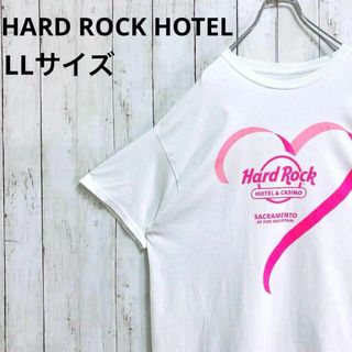 インポートアンドセレクト(Import & Select)のハードロックホテル ピンクリボン 半袖Tシャツ 大きめサイズ ゆるだぼ 海外輸入(Tシャツ/カットソー(半袖/袖なし))