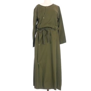 ズッカ zucca 17AW ラップワンピース ドレス M カーキ