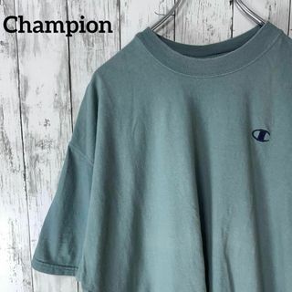 チャンピオン(Champion)のChampion USA古着 ロゴ刺繍Tシャツ L メキシコ製 メンズ(Tシャツ/カットソー(半袖/袖なし))