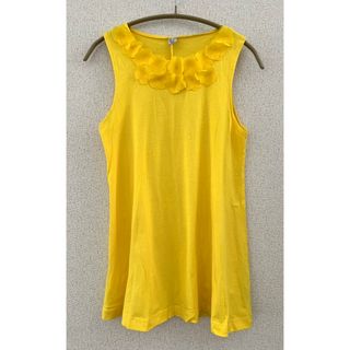 【美品】ZARA kids ノースリーブ カットソー タンクトップ(ワンピース)