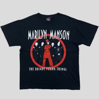 ヴィンテージ(VINTAGE)のMARILYN MANSON 00s マリリンマンソン ビンテージ Tシャツ(Tシャツ/カットソー(半袖/袖なし))