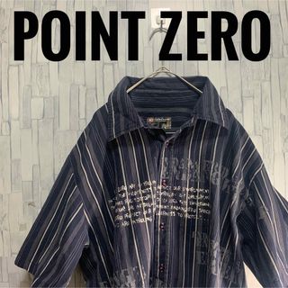 (希少 美品)point zero 半袖シャツ ビンテージ古着(シャツ)