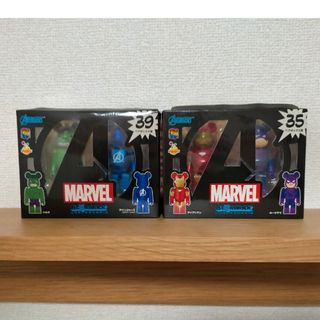 MARVEL - BEARBRICK×MARVEL Happyくじ  ペアボックス賞 35 39