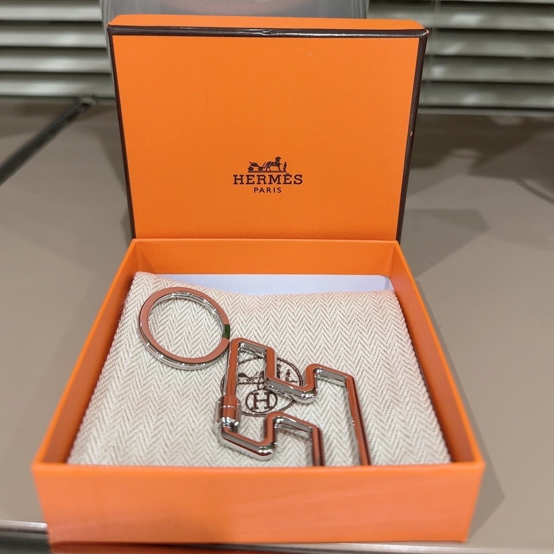 HERMES - エルメス HERMES キーリング キーホルダー H トゥ HERMES - エルメス HERMES キーリング キーホルダー H トゥ