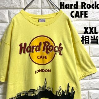 Hard Rock CAFE - ハードロックカフェ　ロンドン　半袖Tシャツ　メンズ2XLサイズ相当