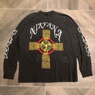 NIRVANA ニルヴァーナ ロングスリーブTシャツ/バンT/ロンT/古着(Tシャツ/カットソー(半袖/袖なし))