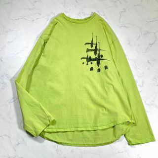 CVTVLIST カタリスト　スプレー刺繍　バックプリントTシャツ　肉厚ロンT(Tシャツ/カットソー(七分/長袖))