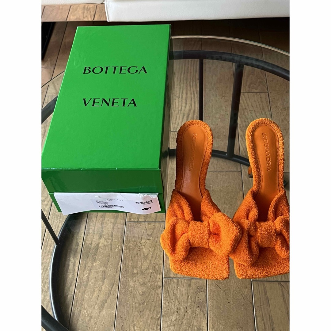 BOTTEGA VENETA - ボッテガヴェネタ オレンジサンダル 35.5の BOTTEGA VENETA - ボッテガヴェネタ オレンジサンダル 35.5の