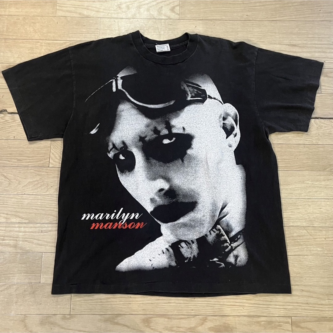 Marilyn MansonマリリンマンソンTシャツ/バンT/USED/古着XL