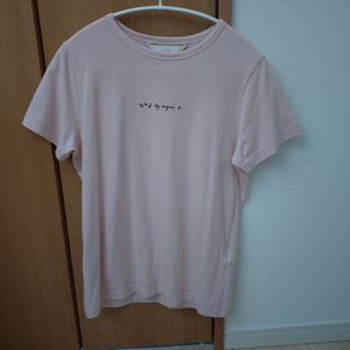 トゥービーバイアニエスベー(To b. by agnès b.)のTo b by agnis b. Tシャツ 半袖 ピンク 38(Mサイズ)(Tシャツ(半袖/袖なし))