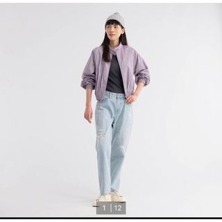 ユニクロ(UNIQLO)のUNIQLO ボーイフレンドテーパードデニム(デニム/ジーンズ)