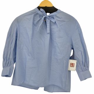 MACPHEE - MACPHEE(マカフィー) 21SS コットン ネックギャザーブラウス