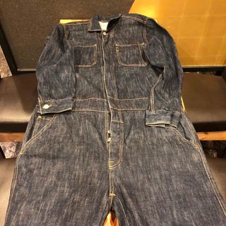 ヌーディジーンズ(Nudie Jeans)の希少ヌーディジーンズ　ロジャーオーバーオールLサイズ(サロペット/オーバーオール)