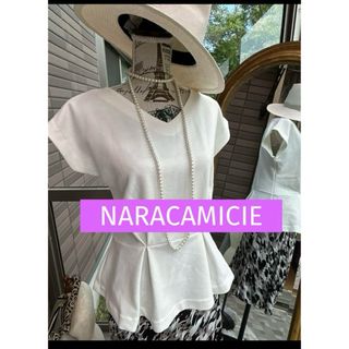 ナラカミーチェ(NARACAMICIE)の綺麗なお姉さんのナラカミーチェ使えるヘプラムトップス(Tシャツ(半袖/袖なし))