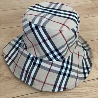 Burberry  リバーシブル　ハット　帽子　チェック(ハット)