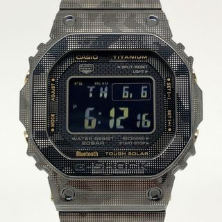 ジーショック(G-SHOCK)のG-SHOCK ジーショック CASIO カシオ 腕時計 GMW-B5000TCM-1 カモフラージュ 電波ソーラー フルチタン モバイルリンク LED(腕時計(デジタル))