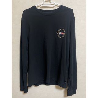 TOMMY - トミーフィルフィガー   ロンT  長袖Tシャツ ロンT 長袖　ブラック　L