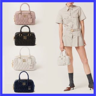 miumiu - MIU MIUボウリングバッグ ホワイト 【新品】