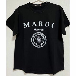 韓国 Mardi Mercrediマルディメクルディ Tシャツ　ブラックホワイト(Tシャツ(半袖/袖なし))
