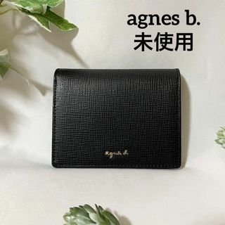 アニエスベー(agnes b.)の未使用 agnes b. アニエスベー 二つ折り財布 コンパクトウォレット(財布)