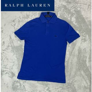 ラルフローレン(Ralph Lauren)の美品 ラルフローレンブラックレーベル  RL ポロシャツ スナップボタン ブルー(ポロシャツ)