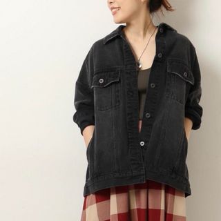 スピックアンドスパン(Spick & Span)のスピックアンドスパン  5 1/2 OVER DENIM 3RD JK【美品】(Gジャン/デニムジャケット)