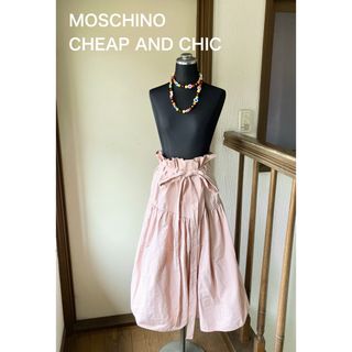 モスキーノ(MOSCHINO)のMOSCHINO CHEAP AND CHIC 全方位可愛いティアードスカート(ロングスカート)