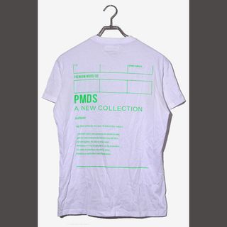 アザー(other)のPMDS ヒント コットン バックプリント クルーネック S ホワイト(Tシャツ/カットソー(半袖/袖なし))