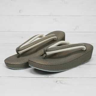 草履 日本製 足にやさしい つむぎ草履 1枚芯 足裏フィット構造 LLサイズ(下駄/草履)