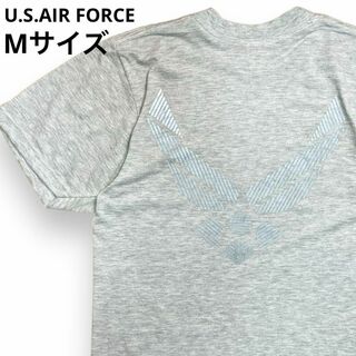 ミリタリー(MILITARY)のUSAF PTU 半袖 Tシャツ U.S.AIR FORCE バックプリント 灰(Tシャツ/カットソー(半袖/袖なし))