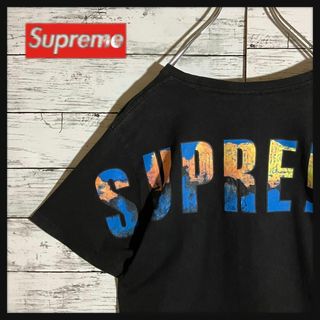 シュプリーム(Supreme)の【即完売】シュプリーム☆バックロゴ　Tシャツ　肩　超人気モデル　入手困難(Tシャツ(半袖/袖なし))