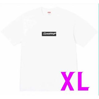 Supreme - Supreme Futura Box Logo Tee White L