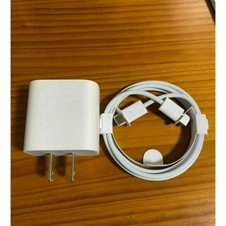 Apple 純正充電器セット 電源アダプター 充電ケーブル iPad付属品(バッテリー/充電器)