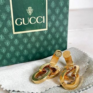 グッチ(Gucci)の希少品☆GUCCI オールド・グッチ GP　ペアイヤリング ゴールド(イヤリング)