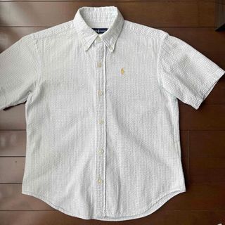 ラルフローレン(Ralph Lauren)のラルフローレン 半袖 ボタンダウン シャツ 130cm(ブラウス)