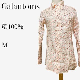 【大人気◎】Galantoms ヴィンテージスポーツ柄シャツ M レッド(シャツ)