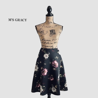 エムズグレイシー(M'S GRACY)のM's GRACY エムズグレイシー スカート(ひざ丈スカート)