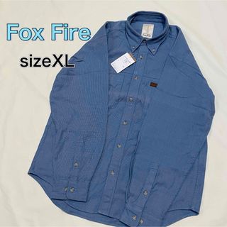 フォックスファイヤー(Foxfire)のFox Fire 長袖シャツ　インド綿　ボタンダウン　サイズXL(シャツ)