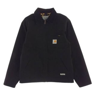 ワコマリア(WACKO MARIA)のWACKO MARIA ワコマリア ジャケット 201MT-1676 × carhartt カーハート OG Detroit Jacket デトロイトジャケット 裏地レオパード ブラック系 S【中古】(その他)