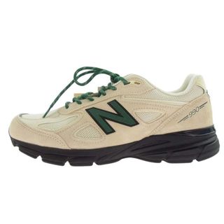 ニューバランス(New Balance)のNEW BALANCE ニューバランス スニーカー U990GB4 フェイクバスターズ鑑定済 Made in USA 990 v4 GB4 スエード ローカット スニーカー オフホワイト系 27.5ｃｍ【新古品】【未使用】【中古】(スニーカー)