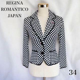 REGINA ROMANTICO JAPAN テーラードジャケット チェッカー柄(テーラードジャケット)