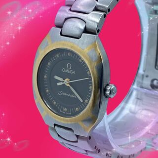 オメガ(OMEGA)の《美品　稼動品》　オメガ　シーマスター　ポラリス　レディース腕時計　クォーツ(腕時計)