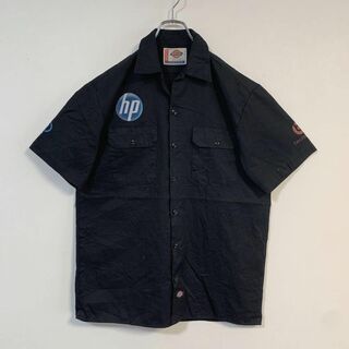 HP 企業ロゴ Dickies 半袖 ワークシャツ Mサイズ