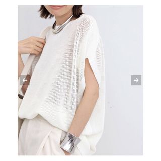 アパルトモンドゥーズィエムクラス(L'Appartement DEUXIEME CLASSE)のL'Appartement Mesh Knit(ニット/セーター)