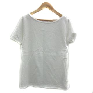 ナチュラルビューティーベーシック(NATURAL BEAUTY BASIC)のナチュラルビューティーベーシック Tシャツ カットソー 半袖 無地 M 白(Tシャツ(半袖/袖なし))