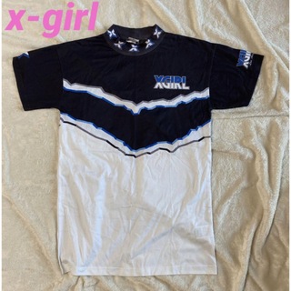 X-girl - 【新品タグ付】x-girl エックスガール　Tシャツ　ワンピース サイズ:1